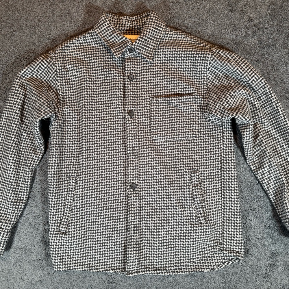 Goodfellow Houndstooth Button Up Jacket